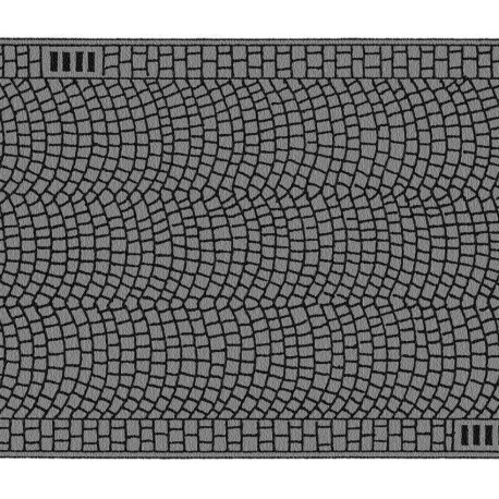 NOCH 48592 - Kopfsteinpflaster, 100 x 4 cm