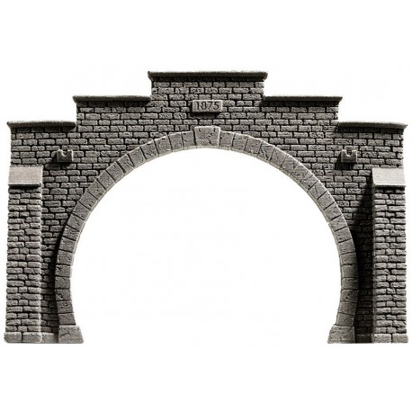 NOCH 58052 - Tunnel-Portal, 2-gleisig, 21 x 14 cm