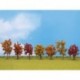 NOCH 25070 - Herbstbäume, 7 Stück, ca. 8 - 10 cm hoch